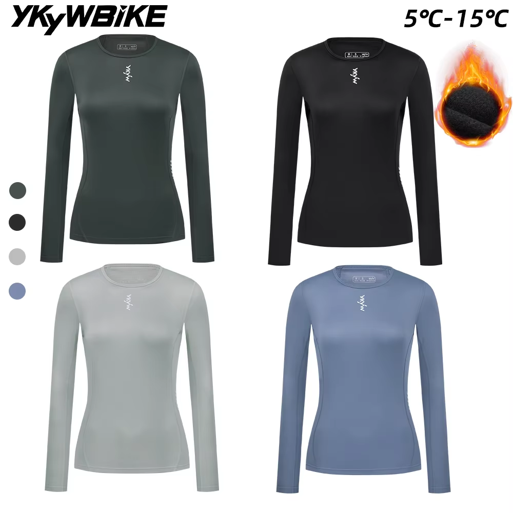 Winter Clothing Layers - قميص داخلي للنساء من YKYWBIKE لركوب