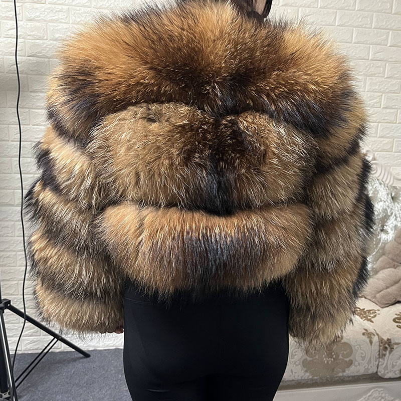 حجم كبير بلايز البني الفراء Ma - مراجعة Winter Clothing Online وسعره
