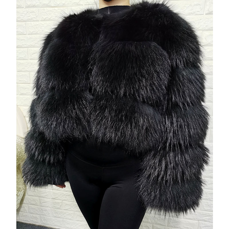 حجم كبير بلايز البني الفراء Ma - مراجعة Winter Clothing Online وسعره