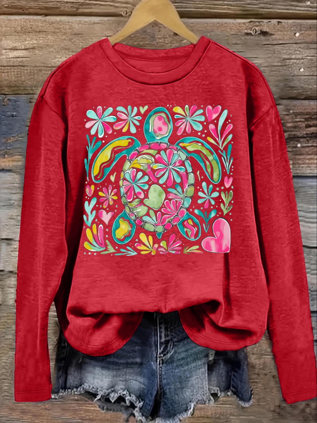 تي شيرت نسائي كاجوال بأكمام طو - مراجعة Winter Clothing Design وسعره