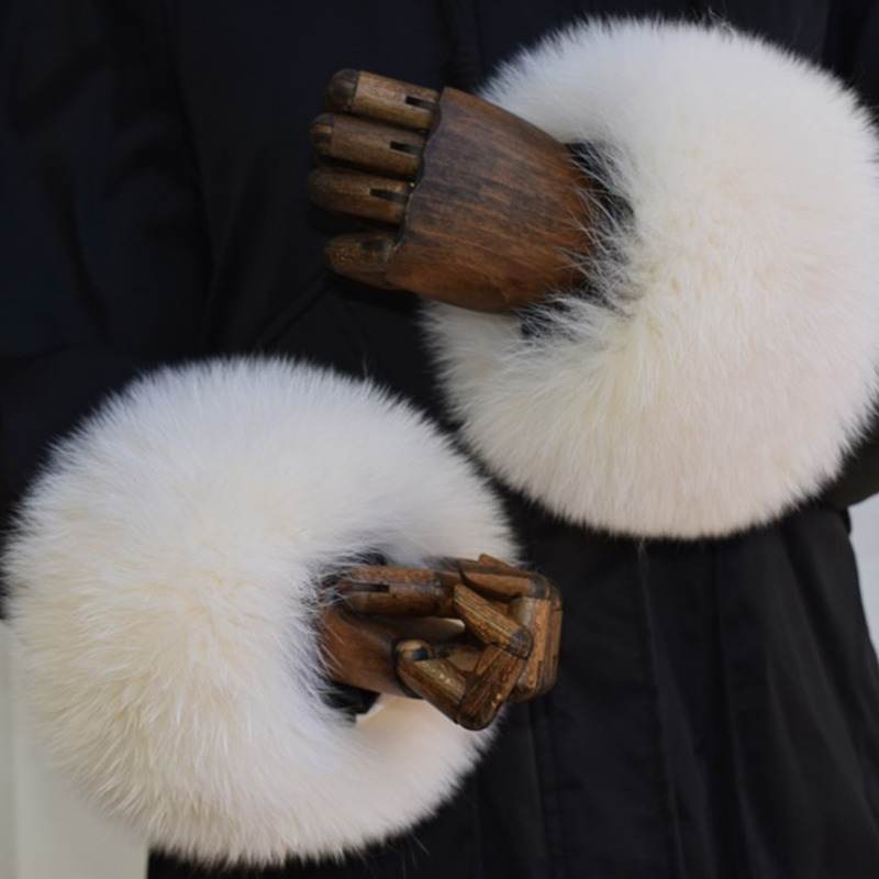 الثعلب الفراء الأصفاد للنساء ك - مراجعة Winter Clothing Online وسعره