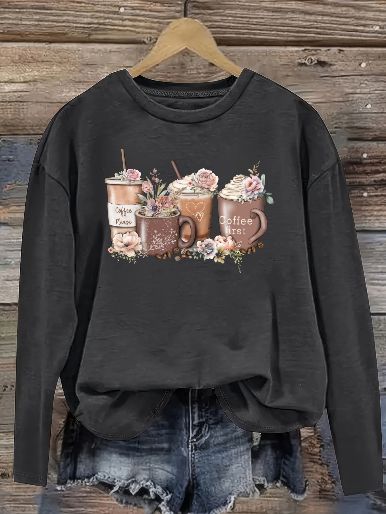 تي شيرت نسائي كاجوال بأكمام طو - مراجعة Winter Clothing Design وسعره