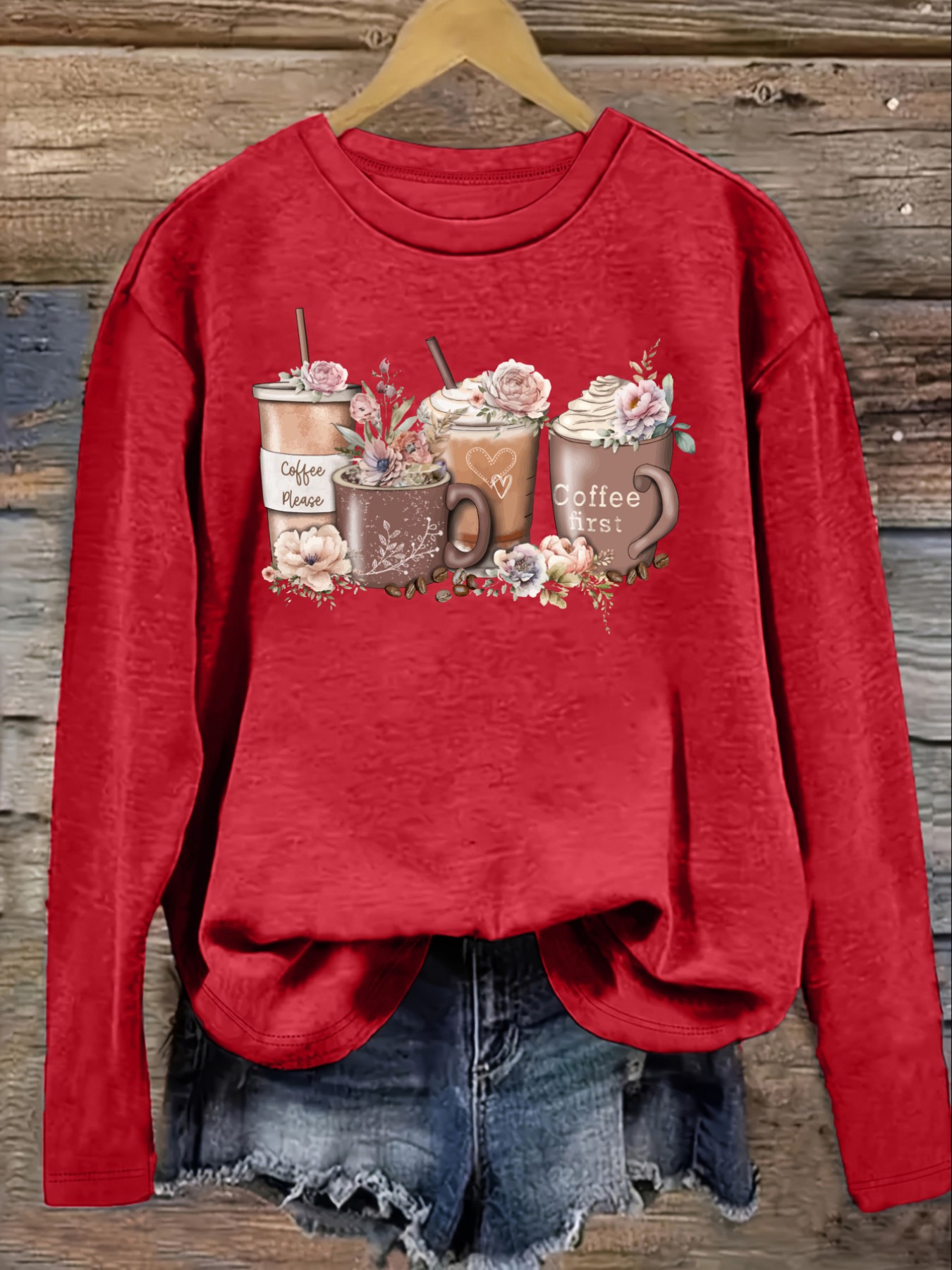 تي شيرت نسائي كاجوال بأكمام طو - مراجعة Winter Clothing Design وسعره