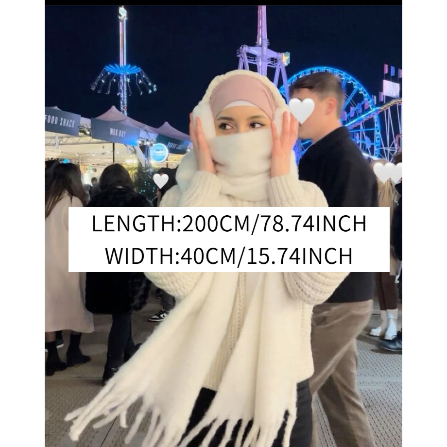 وشاح نسائي من فونساف - وشاح سم - مراجعة Winter Clothing Online وسعره