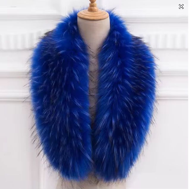 الفراء الطبيعي طوق ريال الراكو - مراجعة Winter Clothing Online وسعره