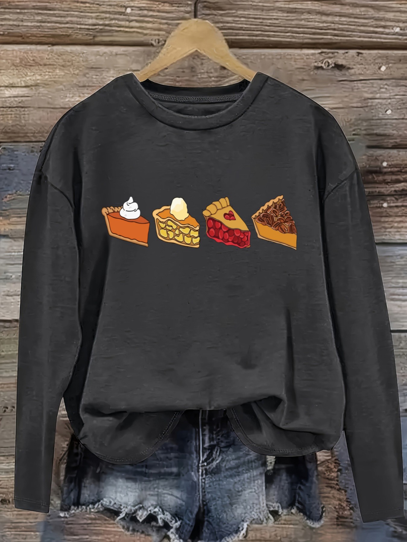 تي شيرت نسائي كاجوال بأكمام طو - مراجعة Winter Clothing Design وسعره