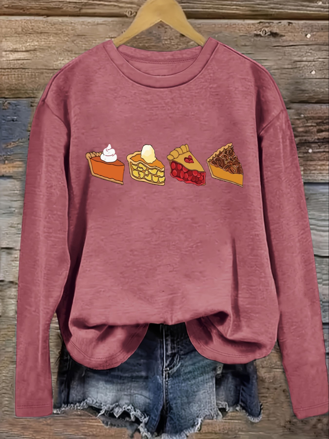 تي شيرت نسائي كاجوال بأكمام طو - مراجعة Winter Clothing Design وسعره