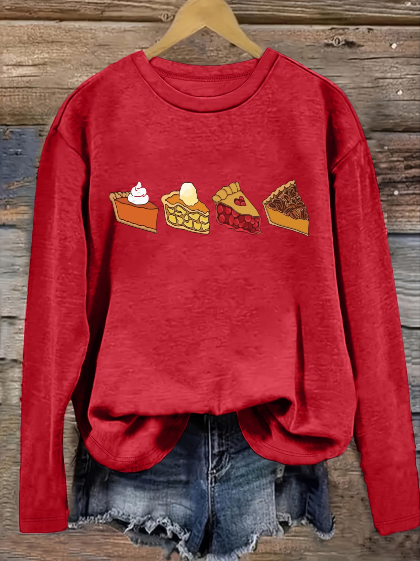 تي شيرت نسائي كاجوال بأكمام طو - مراجعة Winter Clothing Design وسعره