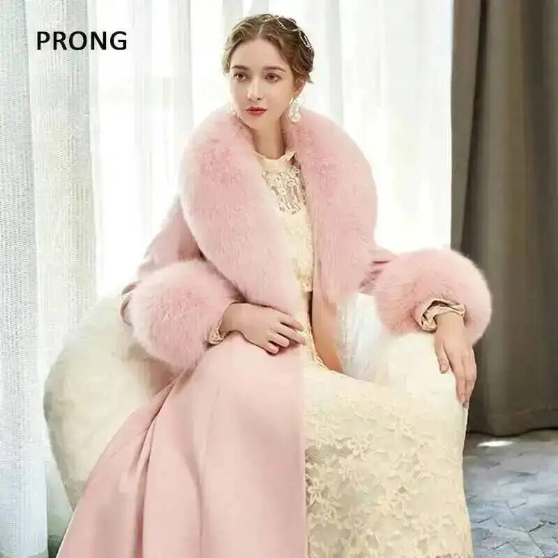 الثعلب الفراء طوق معطف الشتاء  - مراجعة Winter Clothing Online وسعره