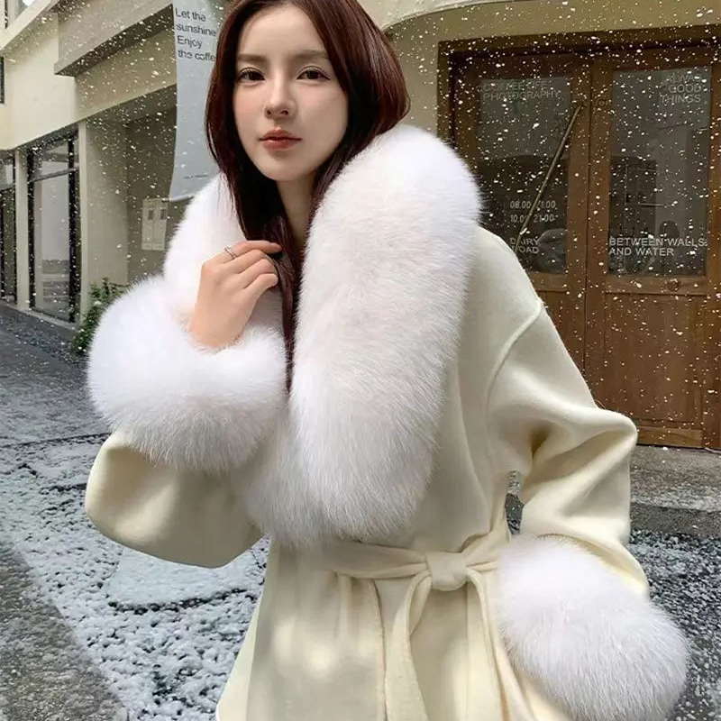 2025 ريال فوكس الفراء طوق الشت - مراجعة Winter Clothing Online وسعره