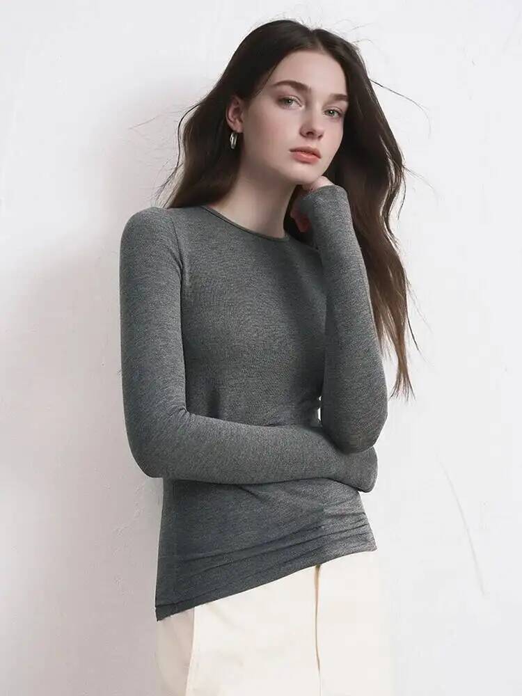 بلوزة نسائية من مزيج الكشمير ب - مراجعة Winter Clothing Layers وسعره